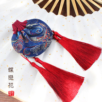 Butterfly Romance Flower Double Flow Su Vehicular Fragrant Sack Jewellery Collection Bag Agrass Mosquito Repellent Car Hung
