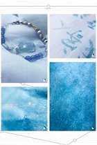 (Gem Color) Advanced handmade modulating sea blue Treasure Gold Pink Ink 3 bottles