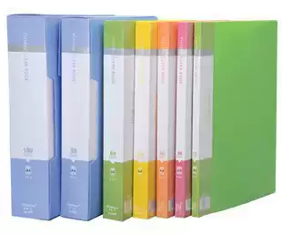 Bailiwen 2604 data book A4 insert pocket folder student examination paper folder 60 pages office document book