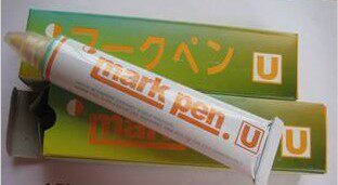 Japan U brand MARKPEN mark cream pen Anti-bleaching pen toothpaste pen