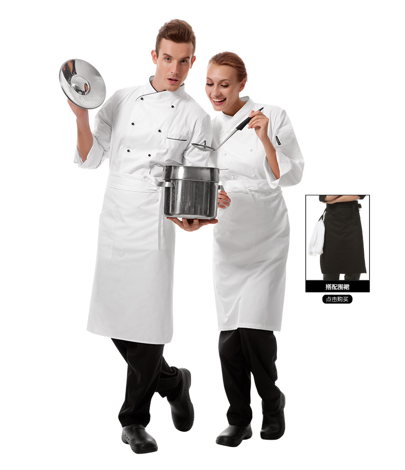 Veste chef cuisinier CHECKED OUT - Ref 1908050 Image 33