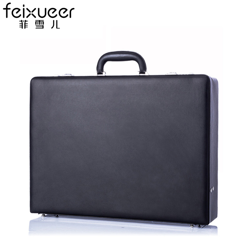 Fisher briefcase retro suitcase package package briefcase Lighter business laptop box