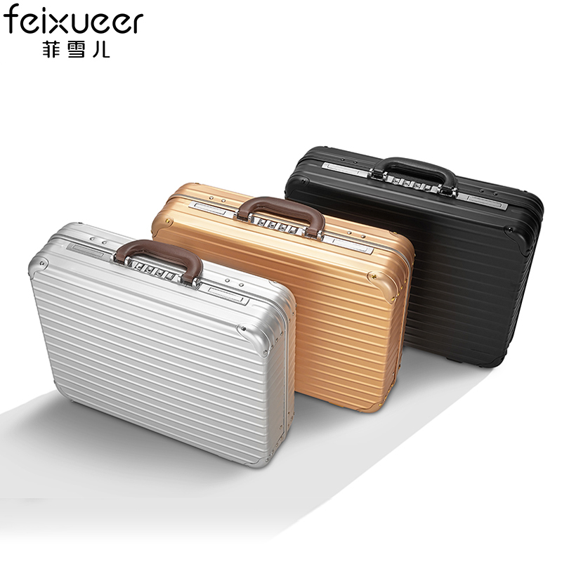 Aluminum Alloy Suitcase, Business Briefcase, Computer Bag, Equipment Toolbox, Cash Box, Safe, Instrument Box
