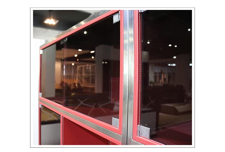 Cửa hàng nội thất văn phòng Rirong gấp 50 lần gai da cường lực tủ sách kết hợp tủ thông tin tủ khóa bàn họp văn phòng