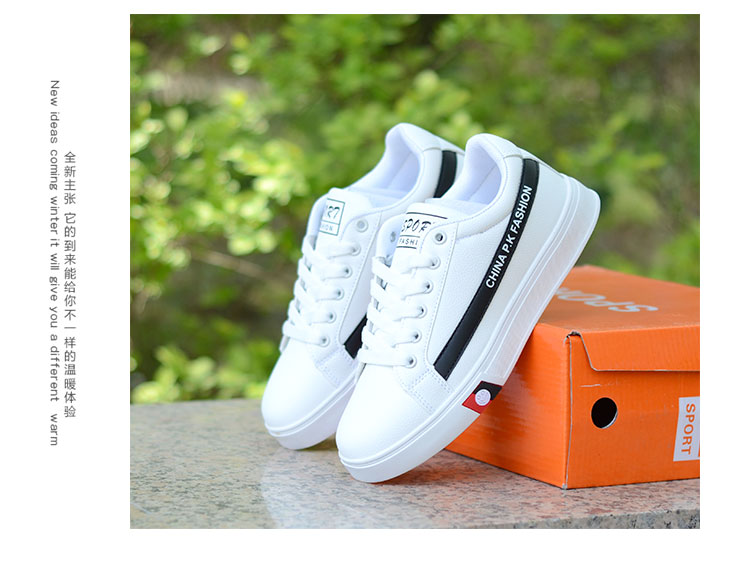 Giày thể thao nam mùa hè Giày nữ giản dị Giày skate trắng Giày da không thấm nước Giày công sở hoang dã Giày trắng giày xtep