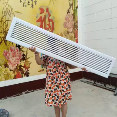 Central air conditioning abs engineering plastic open door hinge Louver return air inlet with filter access port