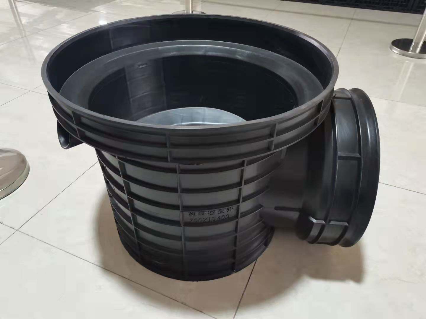 Plastic inspection well Finished chute straight-through well seat Sewage well Sewage inspection well PP urban renovation rainwater well