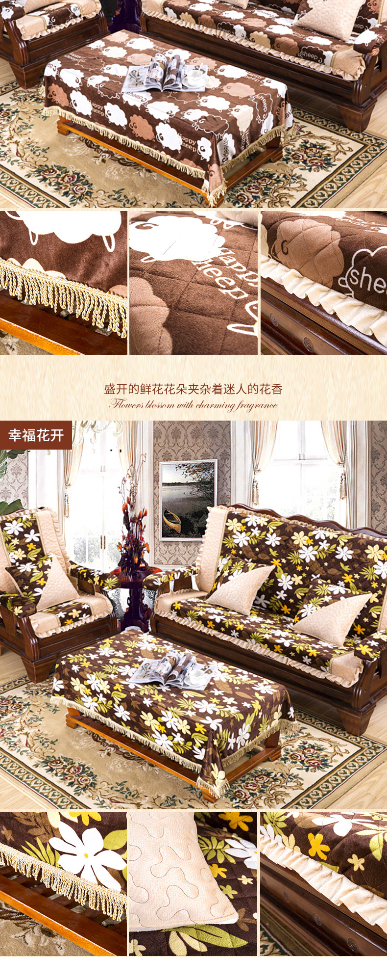 Mục vụ chống trượt tựa lưng màu đỏ rắn gỗ sofa đệm tùy chỉnh dày lên tháo gỡ bọt biển gắn ghế đệm gối ghế đệm ngồi