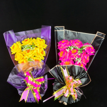 Ching Ming Festival hand-held Flower simulation chrysanthemum sacrificial tombstone flower basket bouquet flower Flower various sacrificial supplies