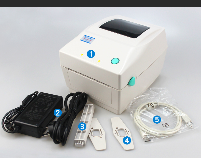 Máy in nhãn Core 烨 XP-460B Máy dán nhãn đơn tốc độ Máy dán nhãn mã vạch Máy dán nhãn quần áo hai chiều Thẻ thư điện tử tân binh dễ dàng chữa cháy mặt máy in điện tử - Thiết bị mua / quét mã vạch