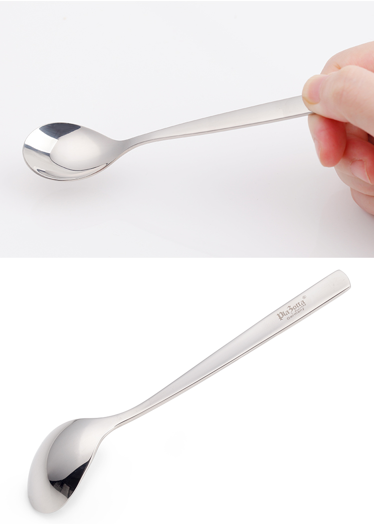 Đức plazotta muỗng cà phê kem muỗng nhỏ tất cả thép không gỉ khuấy thìa muỗng tráng miệng muỗng - Cà phê ly uống cà phê