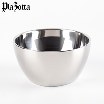 Germany plazotta all stainless steel bowl 304 rice bowl Children eat kindergarten bowl household bowl rice bowl