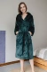 Mùa thu và mùa đông dày và dài áo choàng ngủ dài những người yêu thích áo choàng tắm flannel cho nam và nữ áo choàng tắm nhung san hô cộng với kích thước 200 kg - Night Robe