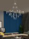 Postmodern Light Luxury Living Room Crystal Firefly Chandelier Restaurant Bedroom Creative Hotel Branch Staircase Chandelier Nordic Style
