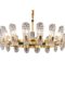 Light Luxury Crystal Home Lighting for Living Room and Dining Room, Simple Modern Style for Duplex Lobby, American-Style Dining Room, Horizontal Villa Lighting Fixtures