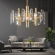 Postmodern Living Room Chandelier Designer Model Room Creative Light Luxury Restaurant Hall Home Simple and Atmospheric Crystal Lamp