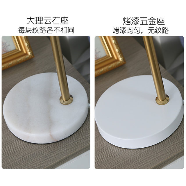 Nordic Modern Light Luxury Desk Lamp Eye Protection Desk Lamp Bedroom Bedside Reading Study Room Writing Office Study Student