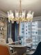 Light Luxury Crystal Home Lighting for Living Room and Dining Room, Simple Modern Style for Duplex Lobby, American-Style Dining Room, Horizontal Villa Lighting Fixtures