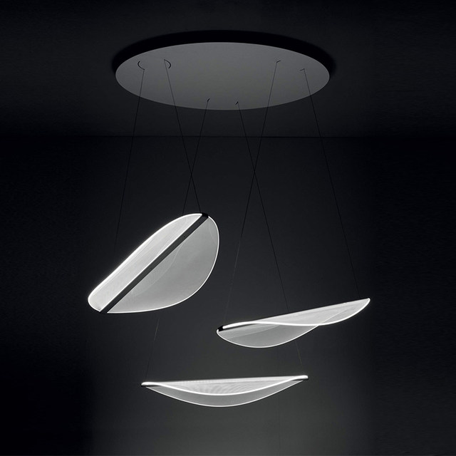 Nordic Designer Dining Room Pendant Light, Post-Modern Minimalist Creative Personality, Stylish Italian Art Blade Design