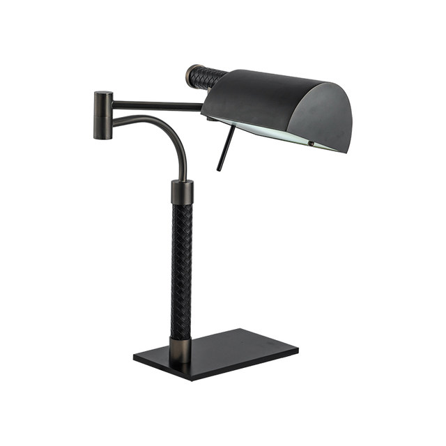 New Post-Modern Creative and Personalized Designer Study, Bedroom, Living Room, Fashionable Table Lamp, Bedside Decorative Leather Table Lamp