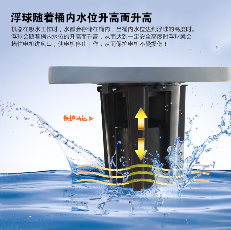 máy hút bụi tốt Máy hút bụi Jieba BF50130L mạnh mẽ im lặng ướt và khô sử dụng máy hút bụi khách sạn công suất cao - Máy hút bụi
