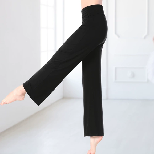 Штаны, черный танцующий фонарь, свободный прямой крой