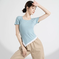 Синяя футболка, короткий рукав