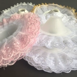 Цветочные упаковочные материалы с грязью цветочного типа свадебная невеста аксессуары цветочный шляпа шляпа Скульптура грязь два