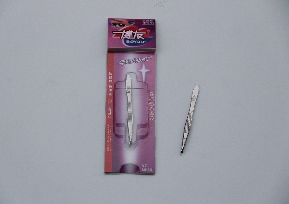 Shanghai Boyou M05X Oblique Mouth Brow Brow Brow Brow with stainless steel Stainless Steel Beauty Clip