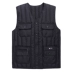 Mùa thu và mùa đông trung niên và tuổi già áo vest cotton ấm áp trung niên nam vest vai xuống bông bố mặc quần áo mùa đông cũ áo khoác ba lỗ nam Áo vest cotton
