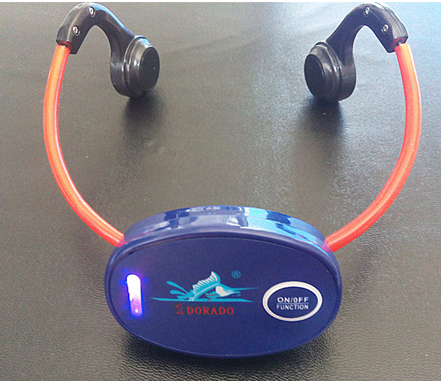 Second-generation seven-frequency bone conduction underwater teaching machine diving swimming training teaching intercom