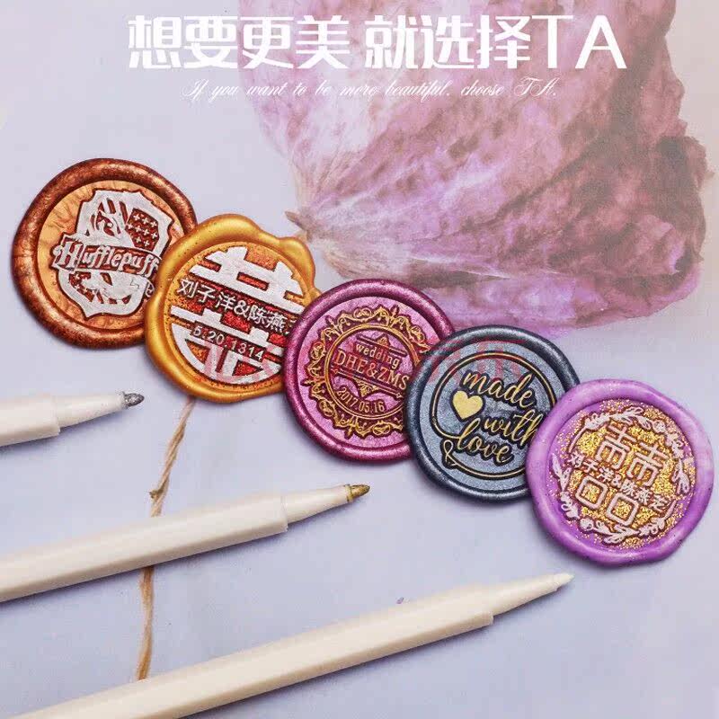 Fire paint pen color pen Paint pen Golden signature pen Waterproof does not fade Hand-painted high-gloss white painting gold pen