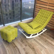 Lazy sofa nap adult rocking chair recliner elderly pregnant woman chair single leisure balcony living room carefree chair