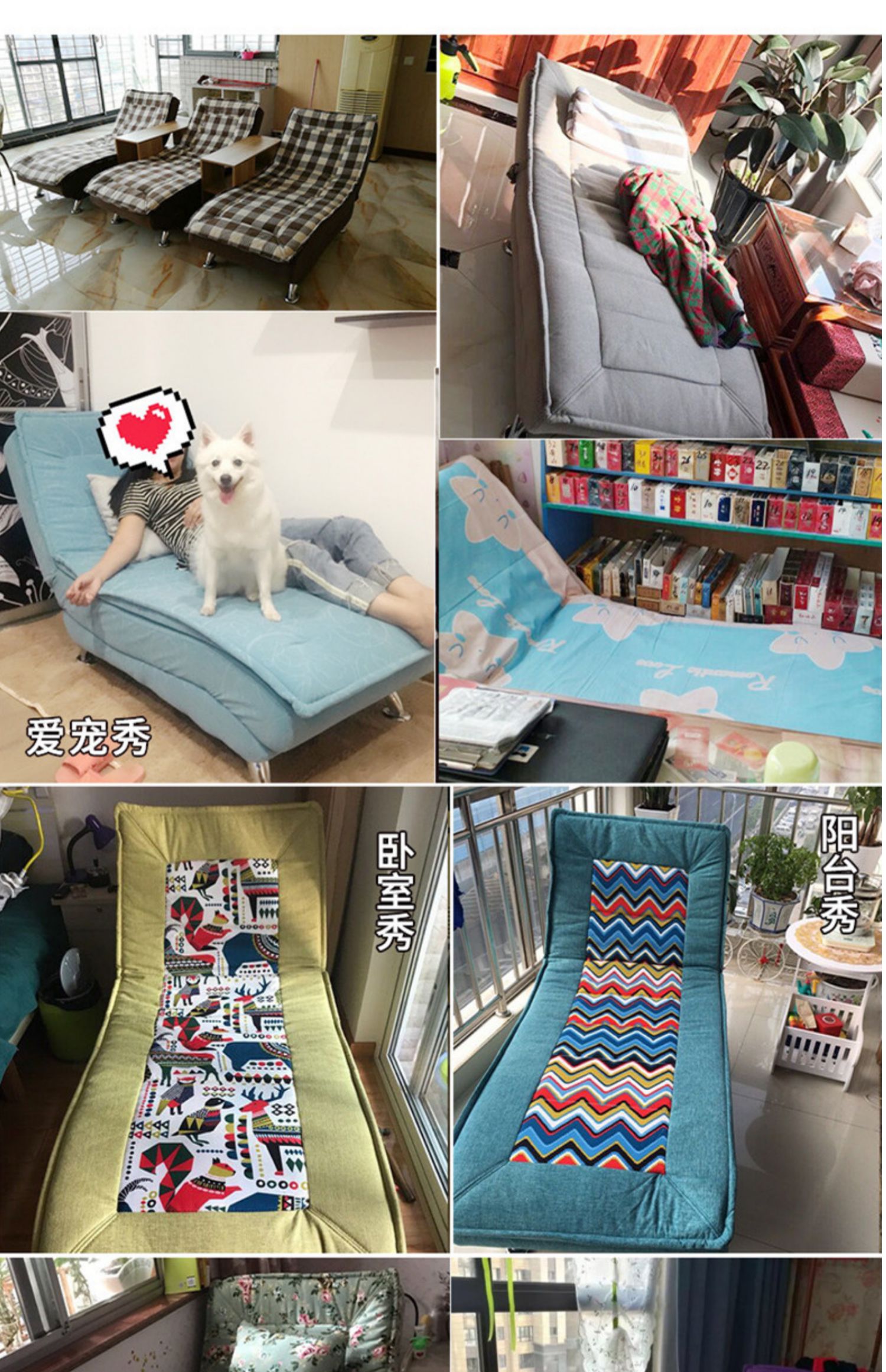 Hiện đại đa chức năng đơn ghế salon chaise văn phòng ghế sofa beanbag ghế gấp trưa phá vỡ nhà gia đình nhỏ - Ghế sô pha ghế đơn