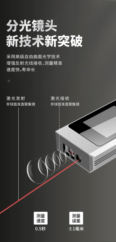 Dark Eagle Đo Xa Laser Cầm Tay Hồng Ngoại Thước Đo Độ Chính Xác Cao Thước Điện Tử Khác Nhau Phòng Đo Nhạc Cụ Hiện Vật