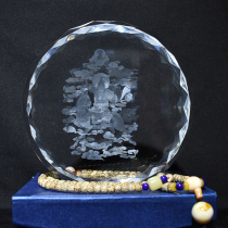 Gesar King Buddha statue natural crystal ornaments Buddhist gift town house wine cabinet porch home tantric decoration