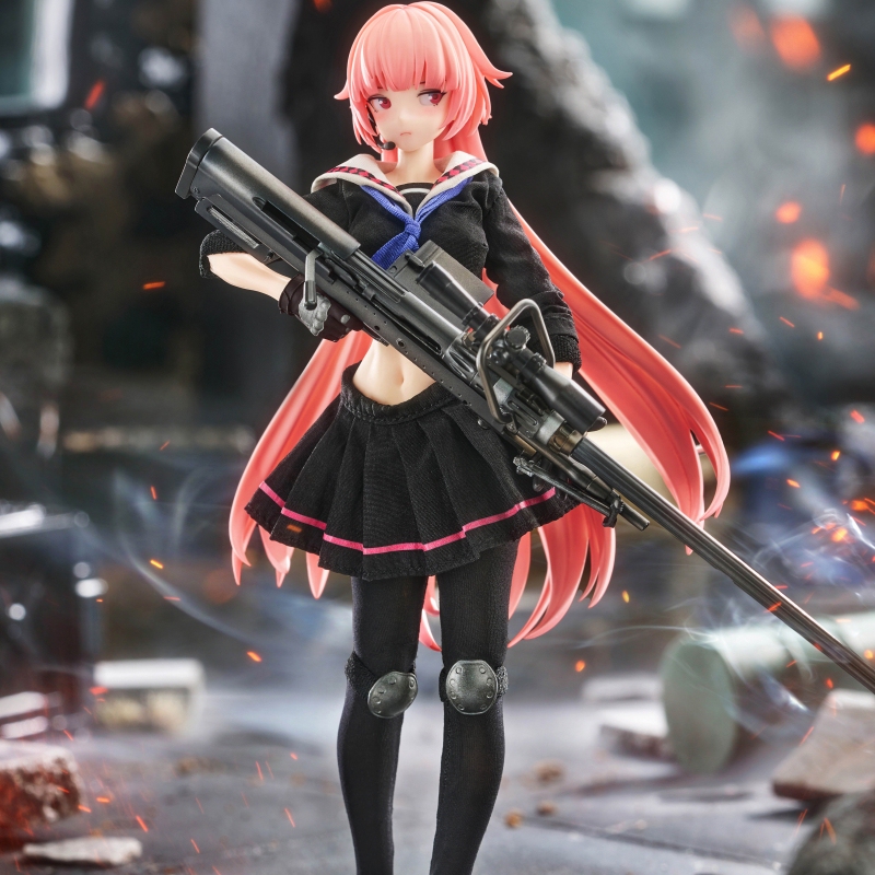In Stock: Hasuki 1/12 Pa011 Girls' Frontline Ntw-20 Cloth Action Figure