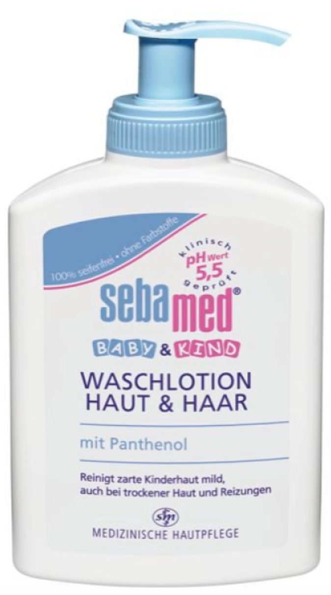 German original dress Saba Sebamed infant child body shower shampoo two-in-one 200ml is not a port version