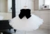 Váy bé gái mùa thu và mùa đông công chúa váy fluffy trẻ em váy cưới màu đen và trắng trang phục cô gái catwalk buổi tối chân váy trẻ em 11 tuổi Váy trẻ em