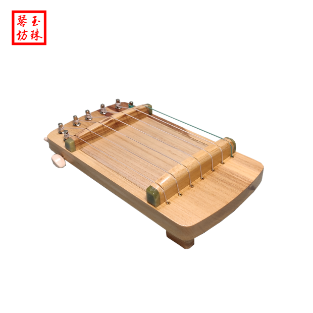Jade beads Guqin inlaid with jade portable right fingering practice finger practice finger practice device There is a sound display in the store