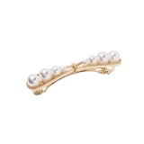 Маленькая элегантная заколка для волос из жемчуга с бантиком