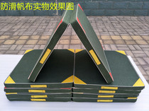 Small gymnastics mat sit-up mat school standard students side folding primary and secondary school students sports sponge training