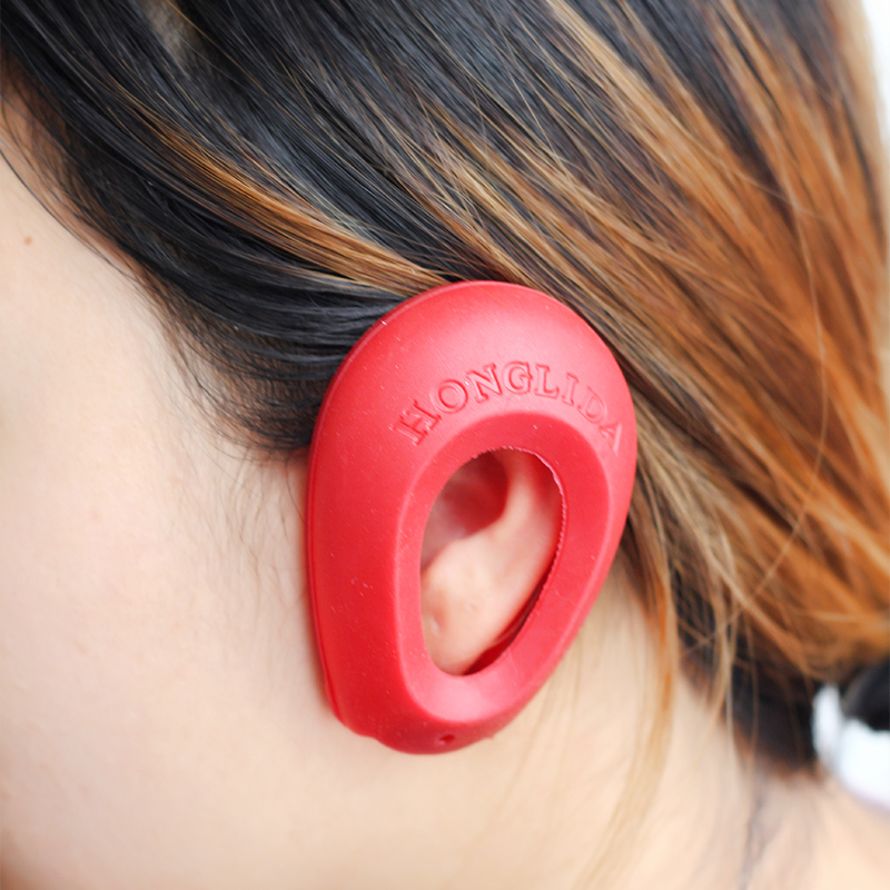 Waterproof hairdressing tools hair salon hair dyeing oil special high-grade silicone earmuffs hair dyeing earmuffs