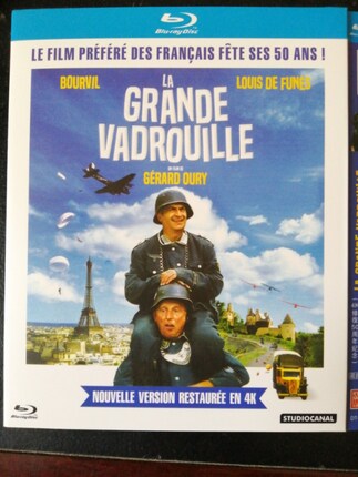 Classic WWII Comedy Film Tiger Mouth Decadal Blue Light DVD Repair Version Disc Guoying Bilingual Soundtrack