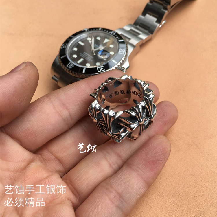 Bague homme en Argenterie - Ref 3089602 Image 9