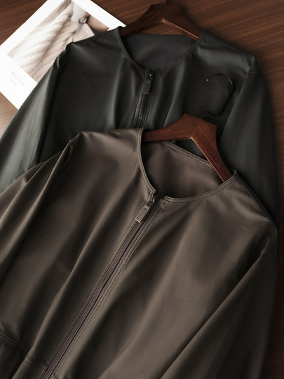 Modern Times A4 Paper Leather Jacket Lightweight! Sheepskin Jacket Women's Short 2025 Autumn New Style