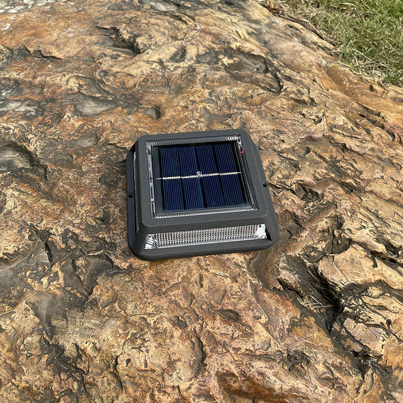 Solar Outdoor Ground Floor Lamp Villa Garden Grass Terrace Lamp Community Square View Waterproof Step Light Courtyard Lamp