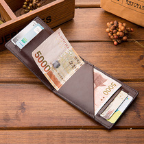 Korean short open wallet creative anti-theft brush wallet personalized wallet multifunctional rfid card bag factory direct sales