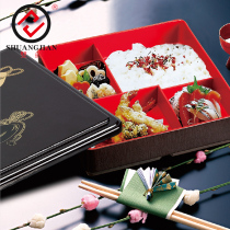 Double Sword Japanese hotel tableware bento boxes insulated canteen business package multi-grid sushi rice box