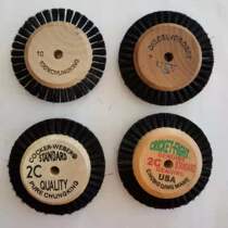 1C2C white wood mahogany color word hair sweep single row double row polishing hair sweep wheel Jewelry jade jewelry grinding and polishing